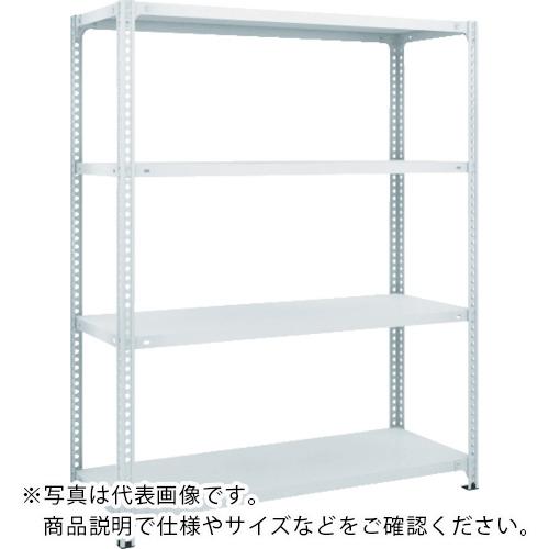 TRUSCO ( トラスコ中山 ) スチールラック SBL型抗菌塗装セミボルトレス軽量棚 W1500XD600XH1500 4段 W色 ( SBL-5564-W )