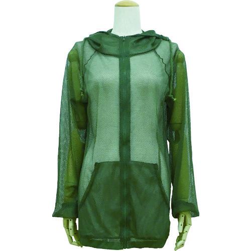 TRUSCO 虫よけメッシュパーカー S～Mサイズ サファリグリーン MPK-F1-KH ( MPKF1KH ) トラスコ中山（株）