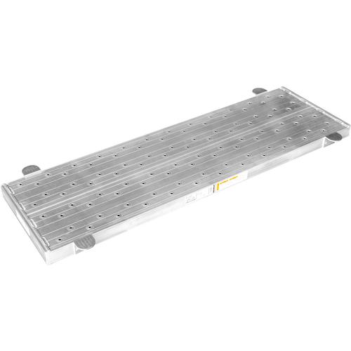 特長：DWJ-96専用の横連結用足場板です。用途：DWJ-96専用の横連結用足場板。仕様：適合機種：DWJ-96足場板厚さ(mm)：47全長(mm)：1275最大使用質量(kg)：150有効幅(mm)：400足場板の厚み47mm材質／仕上：アルミ合金