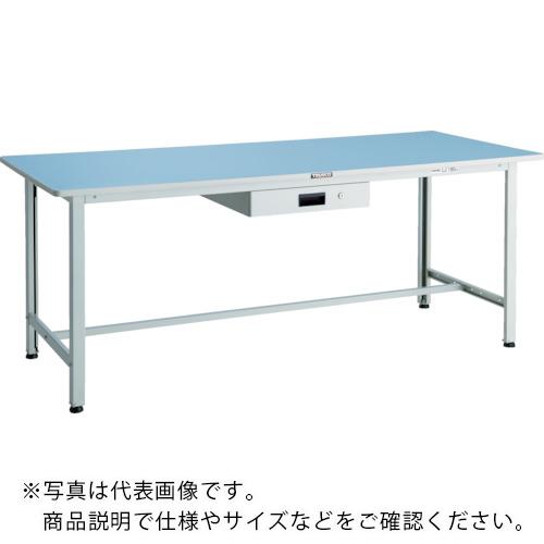 TRUSCO ( トラスコ中山 ) 軽荷重作業台(180kg)BO型 1800X900XH740 薄型1段引出付 ホワイト色 ( BOR-1890UDK1 )