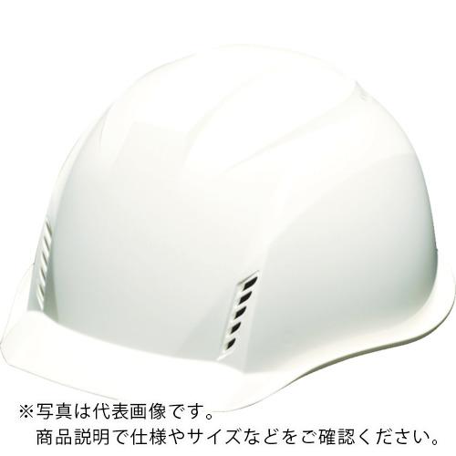 TRUSCO ( トラスコ中山 ) 遮熱ヘルメット“涼帽”KP型 通気孔付 白 ( TD-HB-FV-KP-W )