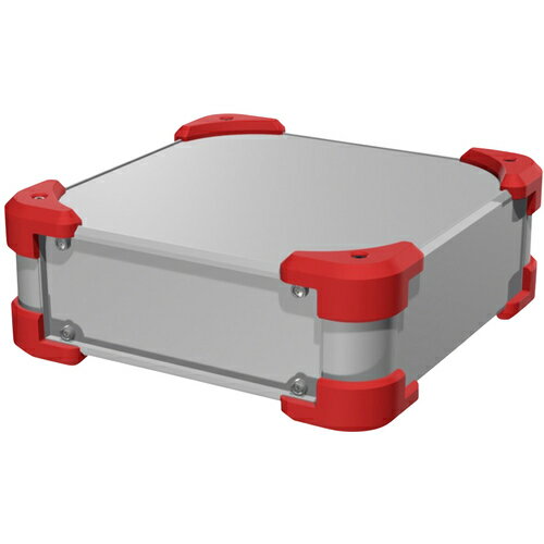 タカチ コーナーガード付EMCシールドケース ( AUGE177-25-25-SR ) (株)タカチ電機工業 【メーカー取寄】