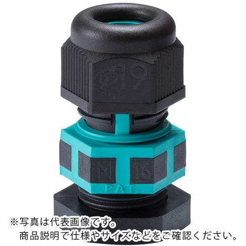 タカチ シームレス型ケーブルグランド ブラック/グリーン ( THA450-16LG ) (株)タカチ電機工業 【メーカー取寄】