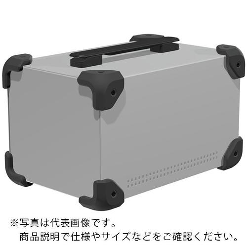 タカチ コーナーガード付ケース メタリックシルバー/ブラック ( MCG18-16-28SB ) (株)タカチ電機工業 【メーカー取寄】