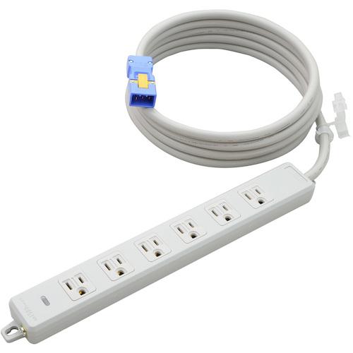 明工 横形OA用接地タップ6コ口 ラン�