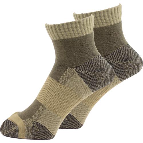 ユタカメイク 靴下 ASHITOMO WORKING SOCKS アウトドア(先丸・ショート) カーキ 2足組 25ー27cm ( SWFS-K12 )