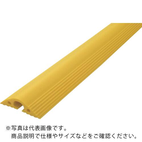 特長：屋外・屋内を選ばず設置可能な耐侯性素材を使用しています。上両側・下面に凹凸が入ったすべりにくい構造で安全です。下面に幅広スリット入りで入線が容易です。カッター等で必要な長さに切断が可能です。用途：仮設工事現場やイベント会場のケーブル保護に最適。仕様：色：イエロー幅(mm)：60.0長さ(m)：5.0長さ(mm)：5000.0厚さ(mm)：16.5内寸(mm)：16×11材質／仕上：軟質塩化ビニール（PVC）　●代表画像について 商品によっては、代表画像を使用している場合がございます。 商品のカラー、サイズなどが異なる商品をイメージ画像として 使用させて頂いている場合がございます。 必ず、商品の品番と仕様をご確認のうえ、ご注文お願いいたいます。 　●お買上げ明細書の廃止について 当店では、個人情報保護と環境保護の観点から同封を廃止しております。 お買上げ明細書が必要な場合は、備考欄に「お買上げ明細必要」と 記載お願いいたします。 当店からの出荷の場合は、同封にて発送させて頂きます。 （※メーカー直送の場合は、PDFデータをメールさせて頂きます。） 　注意事項 ※商品名に【2個セット】等、数量の明記がない場合は1個での販売となります。