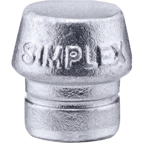 HALDER ( ロームヘルド・ハルダー ) ハンマー用部品 SIMPLEX プラスチックハンマー用 交換用インサート 径(30)mm ソフトメタル(シルバー) ( 3209.030 )
