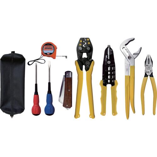 TTC 電気工事士技能試験工具セット 9点セット ( TS-E01 ) (株)ツノダ