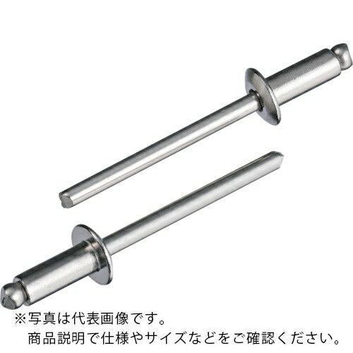 エビ　ブラインドリベット（丸頭）　ステンレス／ステンレス製　5−3（1000本入） ( LST53 ) （株）ロブテックス