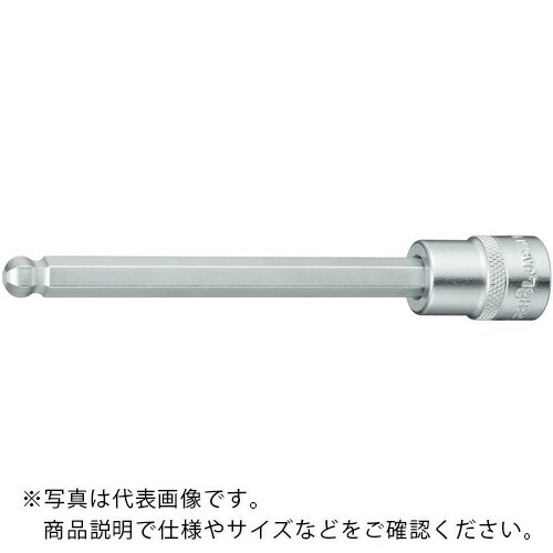 Rakuten - TONE ロングボールポイントヘキサゴンソケット 対辺寸法8mm 差込角9.5mm 長さ96mm ( 3BH-08L )