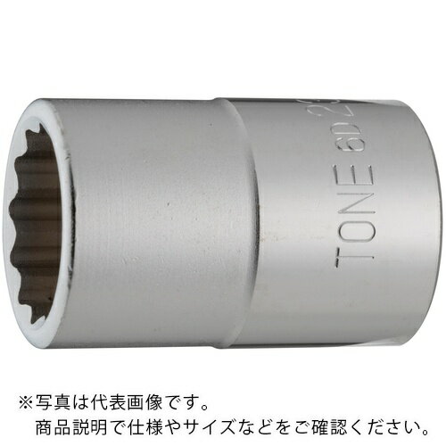 Rakuten - TONE ソケット(12角) 対辺寸法23mm 全長52mm ( 6D-23 )