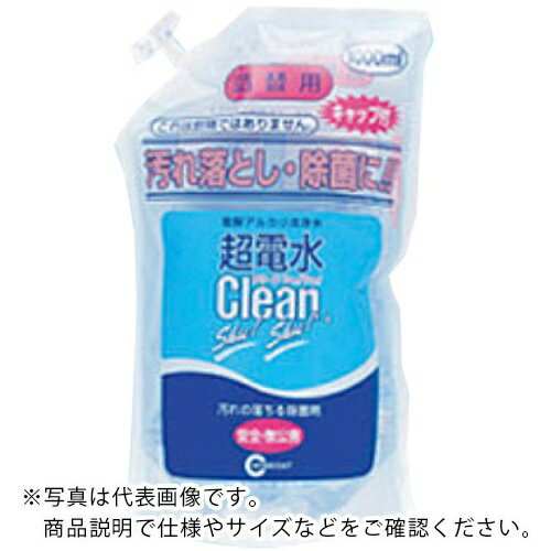 EBM ( 江部松商事 ) アルカリ洗浄剤 超電水 クリーンシュシュ 詰替用 LL-1000 ( 7496520 )