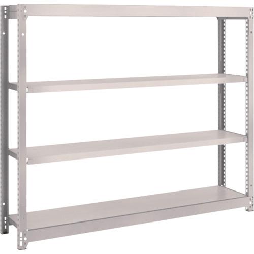 特長：ボルトを1本も使用していないボルトレス構造で、分解・組み立て作業が簡単。組立作業の時間を大幅に短縮できます。高さ、奥行が同じであれば、増結することができます。仕様：間口(mm)：1203奥行(mm)：304高さ(mm)：906有効間口(mm)：1116色：ネオグレー棚段数(段)：4均等積載量(kg/段)：150最大積載量(kg/台)：1000棚板調整ピッチ(mm)：25タイプ：単体型組立目安：2人30分材質／仕上：本体:スチール（粉体塗装）ベース:ポリプロピレン（再生材100％使用）注意：集中荷重になりますと耐荷重能力は半減します。必ず均等に荷重を分布させてご使用ください。　●代表画像について 商品によっては、代表画像を使用している場合がございます。 商品のカラー、サイズなどが異なる商品をイメージ画像として 使用させて頂いている場合がございます。 必ず、商品の品番と仕様をご確認のうえ、ご注文お願いいたいます。 　●代金引換でのお支払いについて 発送する商品の総重量が20kgを超えてしまったり、 商品の大きさが当店から発送できる規定サイズを超えてしまう場合 メーカー直送での対応となりますので、 代金引換がご利用頂けない場合がございます。 該当する場合、当店から別途メールにてご連絡させて頂いております。 　●北海道・沖縄・離島・一部地域の送料について 別途追加で送料がかかる場合がございます。 送料がかかる場合は、メールにて送料をご連絡させて頂き、 お客様にご了承頂いてからの手配となります。 　●お買上げ明細書の廃止について 当店では、個人情報保護と環境保護の観点から同封を廃止しております。 お買上げ明細書が必要な場合は、備考欄に「お買上げ明細必要」と 記載お願いいたします。 当店からの出荷の場合は、同封にて発送させて頂きます。 （※メーカー直送の場合は、PDFデータをメールさせて頂きます。）