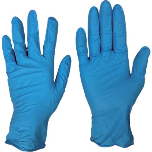 SRI TRANG ニトリル使い捨て手袋 0.09mm 粉なし青L 100枚 ( 14000062L )