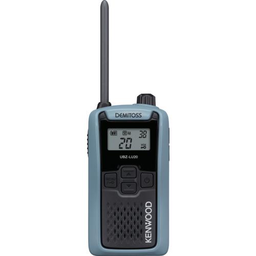 KENWOOD ( JVCケンウッド ) 特定小電力トランシーバー(交互通話) DEMITOSS ブルーグレー ( UBZ-LU20H )