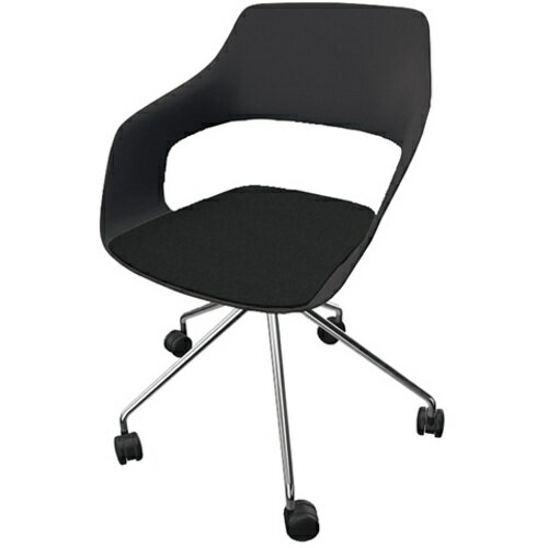 Rakuten - NAIKI ミーティングチェアー(肘付) オッコ 222 range Occo ( 222-41-BK-65198 ) (株)ナイキ