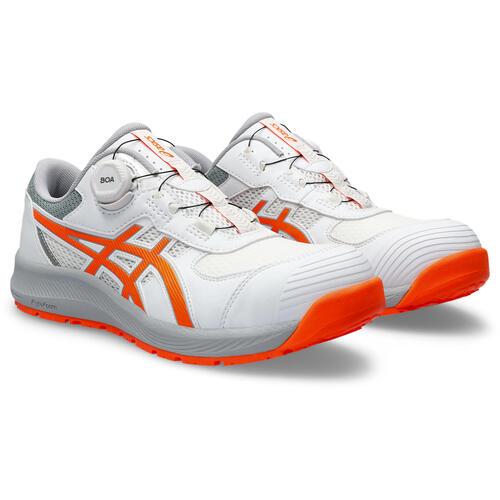 ASICS ( アシックス ) ウィンジョブ CP219 BOA ホワイト/ショッキングオレンジ 27.5cm ( 1273A092.100-27.5 )