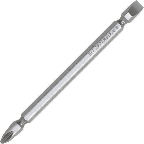 サンフラッグ ( 新亀製作所 ) ブロンズ両頭ビット#2×6.0×110mm ( 13-ESB-2-6-110 )