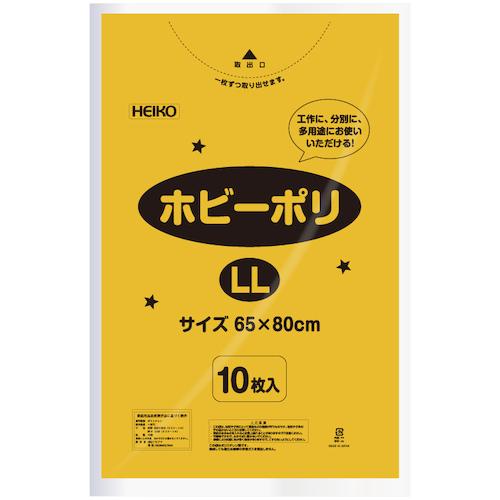 乐天商城 - HEIKO ( シモジマ ) カラーポリ袋 ホビーポリ LL 黄色 10枚入り ( 006799616 )