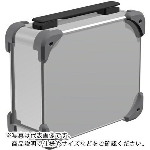 乐天商城 - タカチ ( タカチ電機工業 ) コーナーガード付キャリングケース AUGHシリーズ 111×368×368mm シルバー/グレー/ブラック ( AUGH99-36-36-SGB )