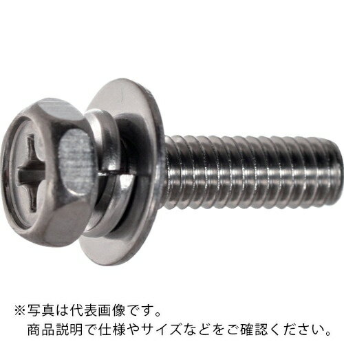 Rakuten - TRUSCO ( トラスコ中山 ) 十字穴付六角組込ボルト P=3 ステンレス M3X10 (50本入り) ( S290-0310 )