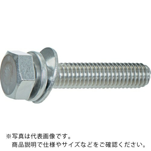 TRUSCO ( トラスコ中山 ) 座金組込六角ボルト P=3 ステンレス M6X18 (10本入り) ( S210-0618 )