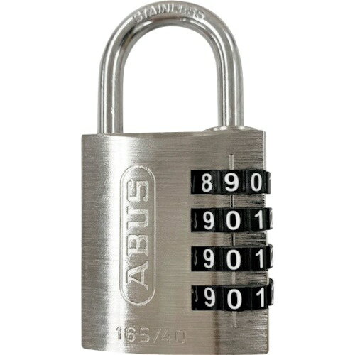 ABUS ( アバス ) 屋外用ダイヤル式南京錠 ( 165IB/40 SILVER )