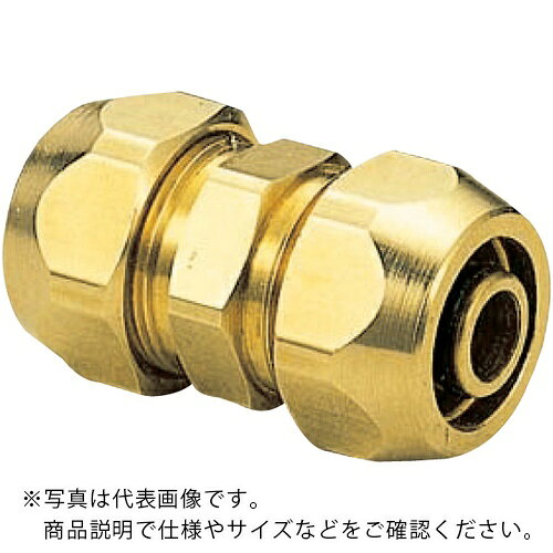 オンダ製作所 ポリ管ジョイント ソケット 呼び径13mm 水道用ポリエチレン1種二層管 ( SR-840 )