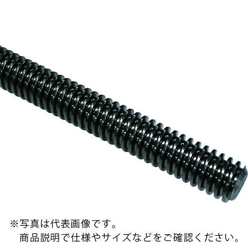 コノエ 30度メートル台形ネジ S45C・左ねじ TR28×360 NTR28-360L