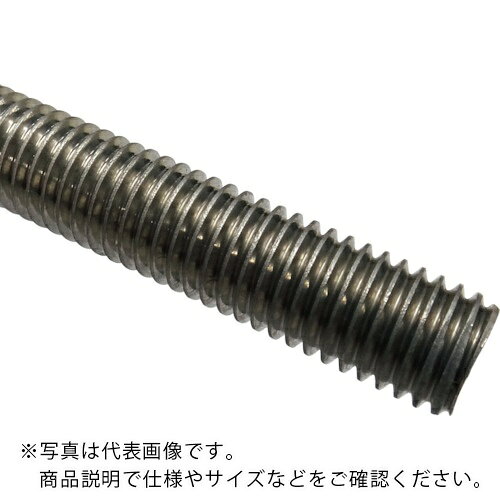 特長：寸切ボルトの別名は長ねじや全ねじと呼ばれており頭部の無いねじです。一般的な長さは285mm（定尺）や1000mmですが、必要な長さのサイズもあります。用途：必要に応じて現場で好きな長さに切断して使用。両側をナットにして長さを調整して使用。天井からねじを吊るしたい場合に使用。建築・設備関連など用に。仕様：ねじ径：W5/16長さ(mm)：1000材質／仕上：材質:SUS304　●メーカー取寄商品について 本商品はメーカーからの取寄商品となります。 納期は、メーカー確認後、メールでご連絡させて頂きます。 在庫状況、生産状況によっては、かなり納期がかかる場合もございます。 　※お急ぎの場合は、ご注文前の納期確認も承りますので、　　お気軽にお問い合わせください。 　●代表画像について 商品によっては、代表画像を使用している場合がございます。 商品のカラー、サイズなどが異なる商品をイメージ画像として 使用させて頂いている場合がございます。 必ず、商品の品番と仕様をご確認のうえ、ご注文お願いいたいます。 　●北海道・沖縄・離島・一部地域の送料について 別途追加で送料がかかる場合がございます。 送料がかかる場合は、メールにて送料をご連絡させて頂き、 お客様にご了承頂いてからの手配となります。 　●お買上げ明細書の廃止について 当店では、個人情報保護と環境保護の観点から同封を廃止しております。 お買上げ明細書が必要な場合は、備考欄に「お買上げ明細必要」と 記載お願いいたします。 当店からの出荷の場合は、同封にて発送させて頂きます。 （※メーカー直送の場合は、PDFデータをメールさせて頂きます。）