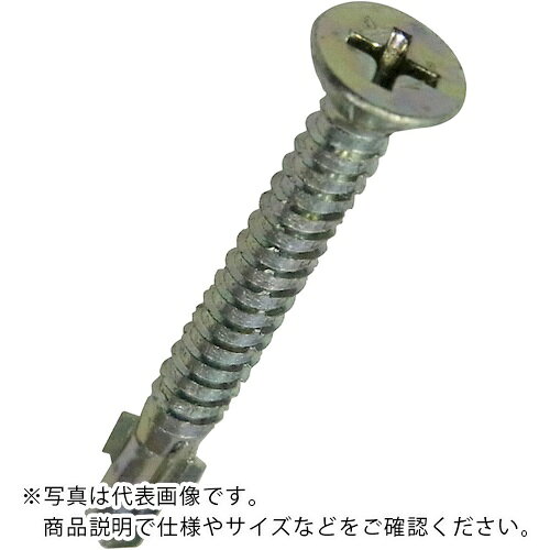 特長：リーマ付きのドリルねじです。締付け部材が木材専用です。用途：木などの板材を鋼板に取付ける場合に使用します。木部のバカ穴が不要です。2ヵ所のヒレが木部にバカ穴をあけた後、鋼板に触れた瞬間に取れてしまうので、木部のメクレが起きません。現場で位置決めしながら直接締結できます。仕様：寸法(mm)d：4寸法(mm)L：40頭部径(mm)：7.2頭部厚さ(mm)：2.8適合ドライバー：2番表面処理：三価クロメートめっき適応板厚（mm）：2.3〜3.6材質／仕上：鉄　●メーカー取寄商品について 本商品はメーカーからの取寄商品となります。 納期は、メーカー確認後、メールでご連絡させて頂きます。 在庫状況、生産状況によっては、かなり納期がかかる場合もございます。 　※お急ぎの場合は、ご注文前の納期確認も承りますので、　　お気軽にお問い合わせください。 　●代表画像について 商品によっては、代表画像を使用している場合がございます。 商品のカラー、サイズなどが異なる商品をイメージ画像として 使用させて頂いている場合がございます。 必ず、商品の品番と仕様をご確認のうえ、ご注文お願いいたいます。 　●北海道・沖縄・離島・一部地域の送料について 別途追加で送料がかかる場合がございます。 送料がかかる場合は、メールにて送料をご連絡させて頂き、 お客様にご了承頂いてからの手配となります。 　●お買上げ明細書の廃止について 当店では、個人情報保護と環境保護の観点から同封を廃止しております。 お買上げ明細書が必要な場合は、備考欄に「お買上げ明細必要」と 記載お願いいたします。 当店からの出荷の場合は、同封にて発送させて頂きます。 （※メーカー直送の場合は、PDFデータをメールさせて頂きます。）