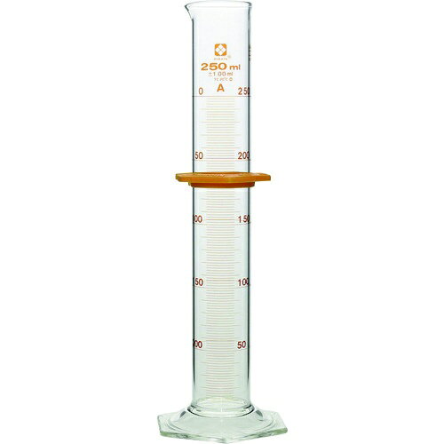 SIBATA ( 柴田科学 ) メスシリンダー スーパーグレード 250mL バンパー付 ( 023520-250 )