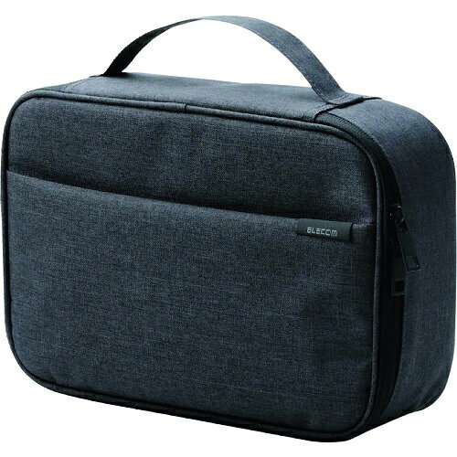 ELECOM ( エレコム ) ガジェットポーチ オーガナイズポーチ キャリングタイプ ブラック ( BMA-GP15BK ) tkonline-12985139 トキワONLINE パッケージ画像