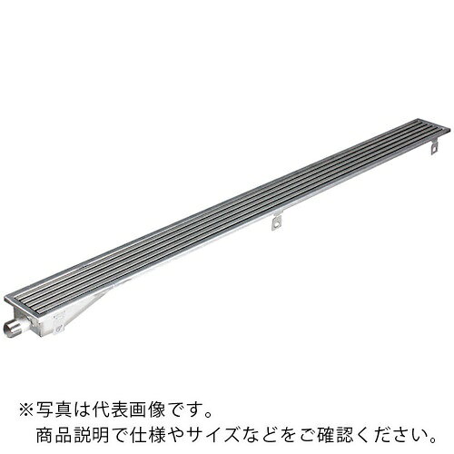 特長：水の浸入を抑え、床洗浄時の排水を行うための水切りユニットです。スリット蓋は、すきま6mmの細目タイプで、車椅子での通過もスムーズです。トラフは水漏れのない板金一体構造です。100角タイルの目地割りに合う外形寸法で、きれいに納まります。用途：玄関(エントランス)、バルコニー出入口、エレベーター出入口などに。仕様：強度：歩行用(3500N/［［M2］］)W1(mm)：68L1(mm)：867W2(mm)：94W3(mm)：72.4L2(mm)：894プレーンタイプ端部排水よこ引き用100角タイル用材質／仕上：スリット・トラフ：SUS304セット内容／付属品：スリット引上げ用ハンドル：1本注意：トラップ機能はありません。トラフ自体に排水勾配は付いていません。排水管接続には20Aの給水栓ソケット(別途)をお使いください。　●メーカー取寄商品について 本商品はメーカーからの取寄商品となります。 納期は、メーカー確認後、メールでご連絡させて頂きます。 在庫状況、生産状況によっては、かなり納期がかかる場合もございます。 　※お急ぎの場合は、ご注文前の納期確認も承りますので、　　お気軽にお問い合わせください。 　●代表画像について 商品によっては、代表画像を使用している場合がございます。 商品のカラー、サイズなどが異なる商品をイメージ画像として 使用させて頂いている場合がございます。 必ず、商品の品番と仕様をご確認のうえ、ご注文お願いいたいます。 　●北海道・沖縄・離島・一部地域の送料について 別途追加で送料がかかる場合がございます。 送料がかかる場合は、メールにて送料をご連絡させて頂き、 お客様にご了承頂いてからの手配となります。 　●お買上げ明細書の廃止について 当店では、個人情報保護と環境保護の観点から同封を廃止しております。 お買上げ明細書が必要な場合は、備考欄に「お買上げ明細必要」と 記載お願いいたします。 当店からの出荷の場合は、同封にて発送させて頂きます。 （※メーカー直送の場合は、PDFデータをメールさせて頂きます。）