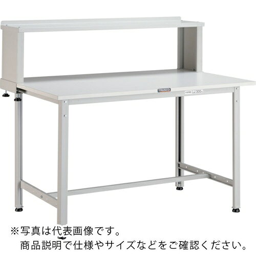 特長：上棚付で工具などの整理ができるため、天板の作業スペースを有効活用できます。主要部が溶接構造のため、耐久性に優れています。ポリ化粧天板を使用し、表面は滑らかで、ソフトな光沢があり清潔感を保持し、耐水性・防汚性にも優れています。用途：組立式アジャスターねじサイズ:M16×2.0仕様：天板材質：ポリ化粧間口(mm)：900奥行(mm)：450高さ(mm)：1044脚部カラー：ホワイト(W)アジャスターねじサイズ：M16×2.0均等荷重(kg)：300上棚：YUR-B型色：ホワイト材質／仕上：本体:スチール注意：車上渡しのため、お客様での荷降ろしが必要です。　●代表画像について 商品によっては、代表画像を使用している場合がございます。 商品のカラー、サイズなどが異なる商品をイメージ画像として 使用させて頂いている場合がございます。 必ず、商品の品番と仕様をご確認のうえ、ご注文お願いいたいます。 　●お買上げ明細書の廃止について 当店では、個人情報保護と環境保護の観点から同封を廃止しております。 お買上げ明細書が必要な場合は、備考欄に「お買上げ明細必要」と 記載お願いいたします。 当店からの出荷の場合は、同封にて発送させて頂きます。 （※メーカー直送の場合は、PDFデータをメールさせて頂きます。） 　注意事項 ※商品名に【2個セット】等、数量の明記がない場合は1個での販売となります。