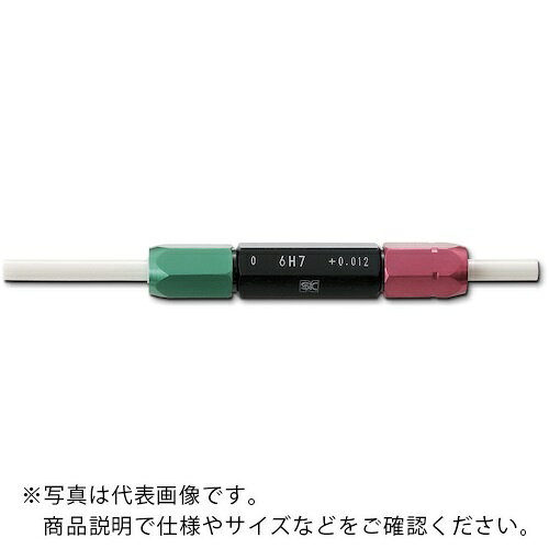 特長：鋼に比べ抜群の耐磨耗性に優れ、経年変化に強いです。測定面はサビ、腐食の心配がなく、使用後の保守管理が容易です。熱膨張係数が鋼とほぼ同じです。測定面は非磁性体のため、磁気をおびないです。キズ、打痕による塑性変化が少なく、カエリ、フクラミがないです。磨耗してもピンゲージを交換できて経済的です。用途：穴径の検査に。仕様：公差等級：H7寸法許容公差(μm)：(0)-(+15)材質／仕上：本体：アルミゲージ部：セラミック　●メーカー取寄商品について 本商品はメーカーからの取寄商品となります。 納期は、メーカー確認後、メールでご連絡させて頂きます。 在庫状況、生産状況によっては、かなり納期がかかる場合もございます。 　※お急ぎの場合は、ご注文前の納期確認も承りますので、　　お気軽にお問い合わせください。 　●代表画像について 商品によっては、代表画像を使用している場合がございます。 商品のカラー、サイズなどが異なる商品をイメージ画像として 使用させて頂いている場合がございます。 必ず、商品の品番と仕様をご確認のうえ、ご注文お願いいたいます。 　●北海道・沖縄・離島・一部地域の送料について 別途追加で送料がかかる場合がございます。 送料がかかる場合は、メールにて送料をご連絡させて頂き、 お客様にご了承頂いてからの手配となります。 　●お買上げ明細書の廃止について 当店では、個人情報保護と環境保護の観点から同封を廃止しております。 お買上げ明細書が必要な場合は、備考欄に「お買上げ明細必要」と 記載お願いいたします。 当店からの出荷の場合は、同封にて発送させて頂きます。 （※メーカー直送の場合は、PDFデータをメールさせて頂きます。）