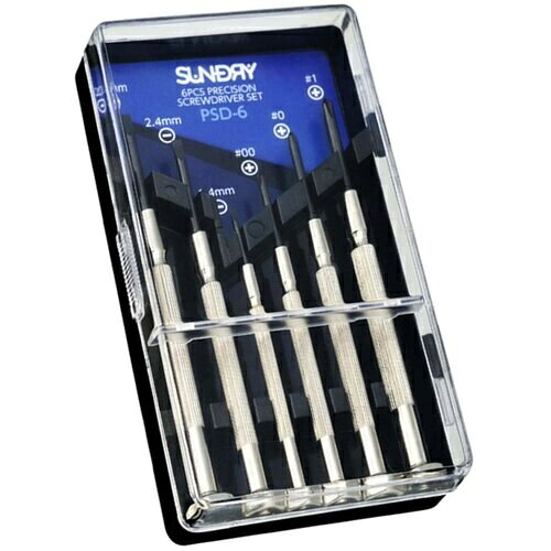 KAKURI ( 角利産業 ) SUNDRY 精密ドライバーセット PSD-6 ( 41448 )
