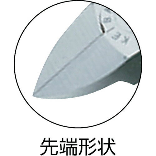 KEIBA　プラスチック用ニッパー（刃先形状スタンダード）　175 PL-717 ( PL717 ) （株）マルト長谷川工作所 2