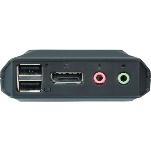 ATEN　KVMスイッチ　2ポート／USB／DisplayPort／ケーブル型（ワイヤードリモコン付） ( CS22DP ) ATENジャパン（株）