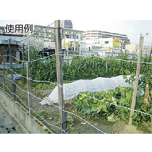 TRUSCO ( トラスコ中山 ) 有刺鉄線 溶融亜鉛メッキ 1.6mm×100m ( TUW-16-100 )