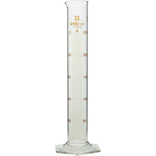 トキワONLINEのSIBATA ( 柴田科学 ) メスシリンダー スーパーグレード 250mL バンパー付 ( 023520-250 )｜アングル2