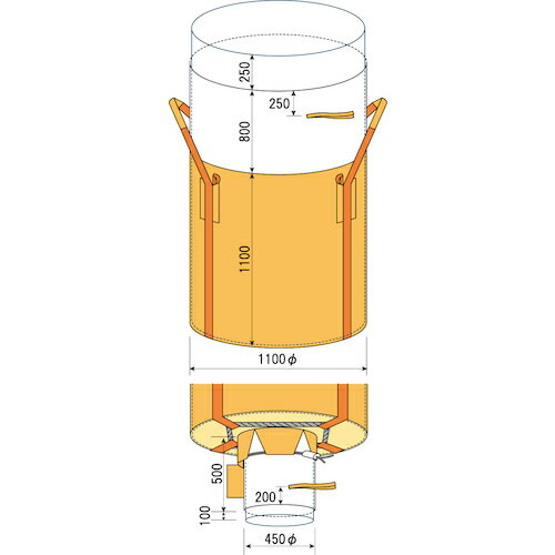 ���� ����ƥʥХå� �ݷ� ���ޡ��ӽи��� ���ʱ����Ŭ���� ���罼Ŷ�ٽ�1000kg ���¦�1100mm ( YS-CB-NJD-5 )