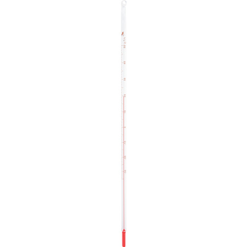 シンワ ( シンワ測定 ) 棒状温度計 H-6C -30~50℃ 30cm ケース付 ( 73214 )