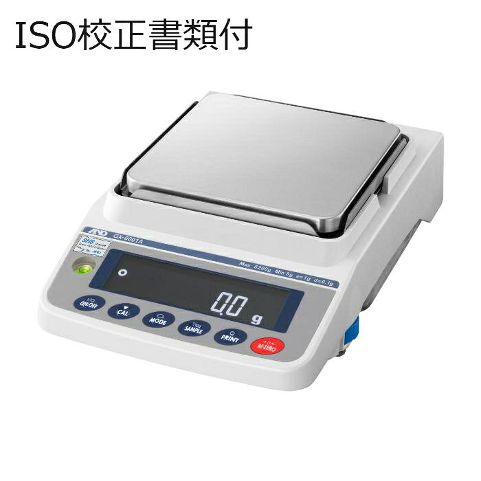 A&D 電子天秤(分銅内蔵型) 校正証明書+トレ...の商品画像
