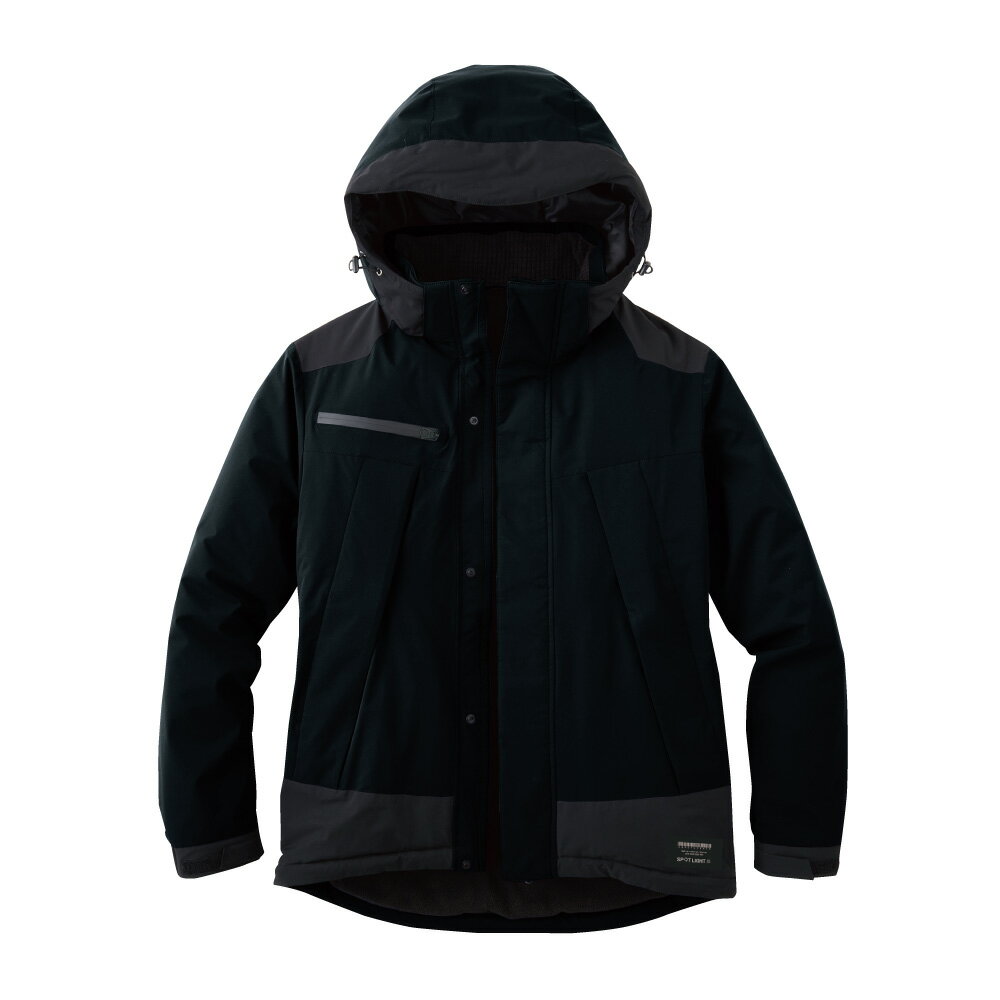 サンエス 防水防寒ジャケット ブラック/Lサイズ ( SPT32420 9ブラック L ) サンエス