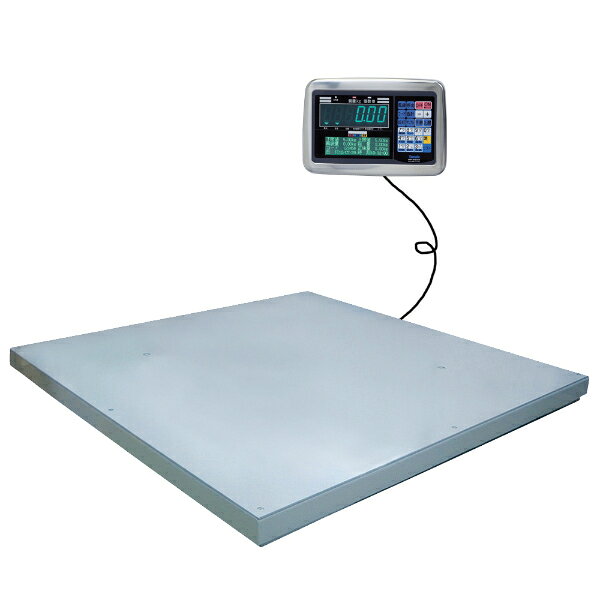 大和製衡 薄型デジタル台はかり 2区 ( EDI-562+PL-MLC9/1000x1000mm/600kg-2 )