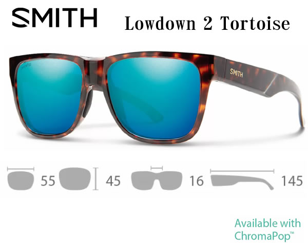 SMITH スミス Lowdown2 ローダウン2 クロマポップ偏光 ChromaPop Polarized フィッシング