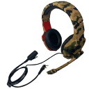 KENWOOD ケンウッド用 特定小電力トランシーバー専用 インカム ヘッドセット サバゲーに最適　EPSILON EPS-HS-K-CAMO