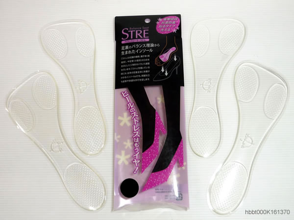 バランス工房 バランスシート ストレ STRE 2足(4枚)入り カラー：クリアー 　サイズ：S(21.0cm〜22.0cm）